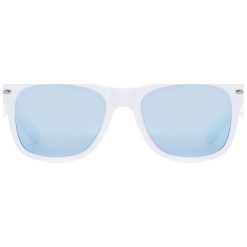 Biało-Niebieskie Okulary Lady Danger. Okulary przeciwsłoneczne marki Kazar. Za 24.99 zł.