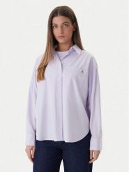 Calvin Klein Jeans Koszula LV047F147G Różowy Relaxed Fit. Czerwone koszule Calvin Klein Jeans, xl, bez wzorów, z bawełny, bez kołnierzyka, bez ramiączek. Za 399.99 zł.