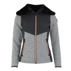 Damski polar Peak Mountain Antemos. Czarne bluzy z polaru Peak Mountain, na zimę, bez wzorów, z polaru, narciarskie. W wyprzedaży za 287.00 zł.