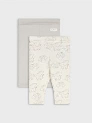 Bawełniane legginsy 2 pack - szary. Szare legginsy sportowe Sinsay, l, bez wzorów, z bawełny. Za 19.99 zł.