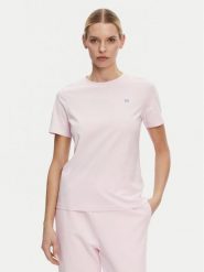 Tommy Hilfiger T-Shirt WW0WW45522 Różowy Regular Fit. Czerwone t-shirty Tommy Hilfiger, xs, bez wzorów, z bawełny, bez kołnierzyka, bez ramiączek. Za 109.99 zł.