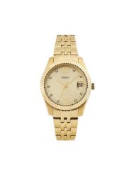 Fossil Zegarek Scarlette ES5338 Złoty. Żółte, analogowe zegarki Fossil, złote. Za 519.99 zł.