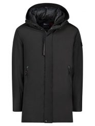 Geographical Norway Parka "Banage" w kolorze czarnym rozmiar: S. Czarne płaszcze Geographical Norway, s, bez wzorów, bez kaptura. Za 250.35 zł.