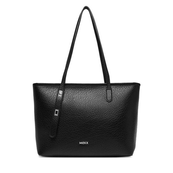 Torebka MEXX. Czarne shopper bag Mexx, bez wzorów, bez dodatków. Za 229.99 zł.