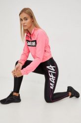 LaBellaMafia legginsy treningowe damskie kolor czarny z nadrukiem. Czarne legginsy LABELLAMAFIA, bez wzorów, z dzianiny. W wyprzedaży za 239.99 zł.