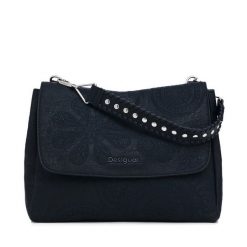Torebka Desigual. Czarne torebki klasyczne Desigual, bez wzorów, klasyczne, bez dodatków. Za 199.99 zł.