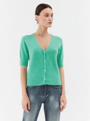 Please Kardigan M734723332 Zielony Regular Fit. Zielone swetry Please, m, bez wzorów, z syntetyku, bez ramiączek. Za 179.99 zł.
