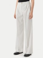 HUGO Spodnie materiałowe Hejuly 50559202 Biały Loose Fit. Białe spodnie materiałowe Hugo, bez wzorów, z materiału. Za 899.99 zł.