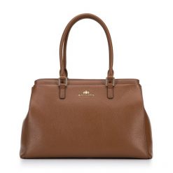 Torebka kuferek skórzana klasyczna. Czerwone torebki klasyczne Wittchen, bez wzorów, ze skóry, eleganckie, duże, bez dodatków. Za 989.00 zł.
