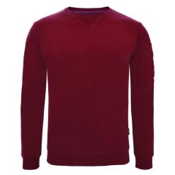 Bluza z bawełny Guros Play. Czerwone bluzy bez kaptura ELPLAYER, bez wzorów, z bawełny, bez kaptura, na fitness i siłownię. W wyprzedaży za 91.00 zł.