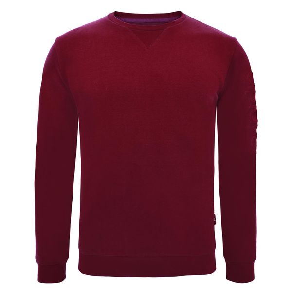 Bluza z bawełny Guros Play. Czerwone bluzy ELPLAYER, bez wzorów, z bawełny, sportowe, bez ramiączek, bez kaptura. W wyprzedaży za 91.00 zł.