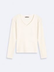 LTB Sweter w kolorze kremowym rozmiar: M. Brązowe swetry LTB, m, bez wzorów, prążkowane, bez ramiączek. Za 61.60 zł.