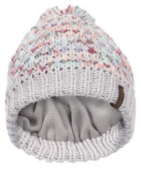 2058 Trespass Irmina - damska czapka beanie z pomponem jasnoszara. Szare czapki zimowe 2117 OF SWEDEN, bez wzorów, z dzianiny. Za 167.99 zł.