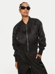 Hugo Kurtka bomber Aritana-1 50518018 Czarny Regular Fit. Czarne kurtki Hugo, bez wzorów, z syntetyku, bez kaptura. Za 529.99 zł.