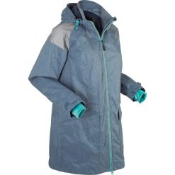 Kurtka funkcyjna outdoorowa bonprix ciemnoniebiesko-zieleń morska melanż. Kurtki marki bonprix. Za 99.99 zł.