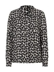 More & More Bluzka w kolorze biało-czarnym rozmiar: 44. Białe bluzki More & More, bez wzorów, bez kołnierzyka, bez ramiączek. Za 127.95 zł.