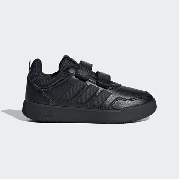 Buty Tensaur Sport 3.0 CF K. Czarne buty sportowe lifestyle adidas, bez wzorów, z gumy, bez zapięcia, na jogę i pilates. Za 169.00 zł.