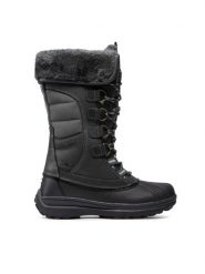 CMP Śniegowce Thalo Wmn Snow Boot Wp 30Q4616 Czarny. Czarne śniegowce CMP, bez wzorów, ze skóry, bez zapięcia. Za 699.99 zł.