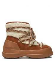 Moon Boot Śniegowce Luna Boot Shearling 80D2480020 Brązowy. Brązowe śniegowce Moon Boot, bez wzorów, ze skóry, bez zapięcia. Za 1,349.00 zł.