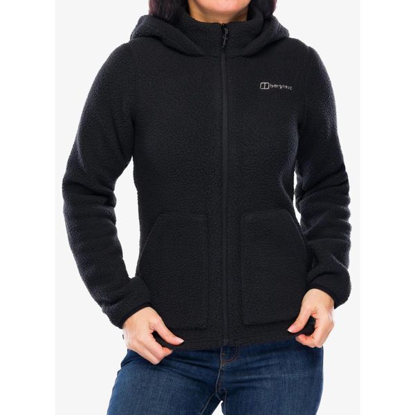Polar damski z kapturem Berghaus Darria FZ Hooded Jacket. Czarne bluzy z polaru Berghaus, s, bez wzorów, z polaru, trekkingowe. Za 277.99 zł.