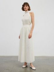 BGN Spódnica w kolorze kremowym rozmiar: 36. Brązowe spódnice BGN, na co dzień, bez wzorów, z tiulu, maxi, proste. Za 82.83 zł.