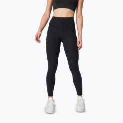 Legginsy Girlfriend Collective Compressive. Czarne legginsy GIRLFRIEND COLLECTIVE, bez wzorów, sportowe. W wyprzedaży za 308.50 zł.