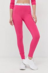 Guess legginsy damskie kolor różowy z aplikacją. Czerwone legginsy Guess, z aplikacjami, z dzianiny. W wyprzedaży za 131.99 zł.