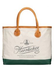 Herrlicher Shopper bag w kolorze kremowym - 63 x 40 x 20 cm rozmiar: onesize. Brązowe shopper bag Herrlicher, bez wzorów, z materiału, na ramię, bez dodatków. Za 217.99 zł.