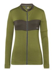 Super.natural Koszulka kolarska "Gravier" w kolorze khaki rozmiar: S. Brązowe t-shirty sportowe super.natural, s, bez wzorów, z materiału, bez ramiączek, rowerowe. Za 260.99 zł.