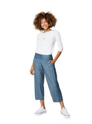 Aller Simplement Spodnie w kolorze niebieskim rozmiar: 34-38. Niebieskie spodnie materiałowe Aller Simplement, bez wzorów, z materiału, klasyczne, z podwyższonym stanem. Za 56.99 zł.