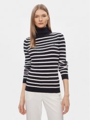 Tommy Hilfiger Golf WW0WW40678 Niebieski Slim Fit. Niebieskie swetry Tommy Hilfiger, xl, bez wzorów, z syntetyku, bez ramiączek. Za 749.99 zł.