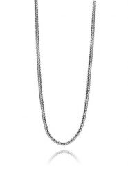 CHARM'S Srebrny naszyjnik - dł. 43 cm rozmiar: onesize. Szare naszyjniki CHARM'S, z materiału, srebrne. Za 244.80 zł.