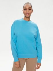 Replay Bluza W3586Q.000.23614P Niebieski Regular Fit. Niebieskie bluzy Replay, l, bez wzorów, z bawełny, bez kaptura. Za 299.99 zł.