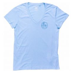 Koszulka z krótkim rękawem Damska Rip Curl Re-entry Jasnoniebieski. T-shirty sportowe Rip Curl, bez wzorów, bez ramiączek. Za 159.00 zł.