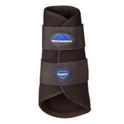 Zamknięte buty dla koni Weatherbeeta Tough-Tec Prime Brushing Boots. Czarne buty treningowe WEATHERBEETA, bez wzorów, z materiału, bez zapięcia, do jazdy konnej. Za 213.50 zł.