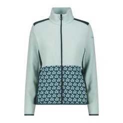 Damska polarowa rozpinana bluza CMP. Zielone bluzy bez kaptura CMP, bez wzorów, z polaru. Za 403.50 zł.
