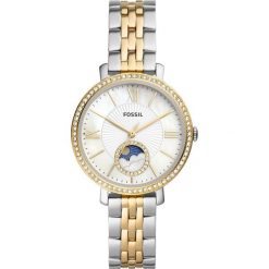 Fossil Kobietyzegarek Fossil Jacqueline Gold złoto i srebrny - stal nierdzewna Zegarki damskie 1 ct Damski. Szare zegarki Fossil, srebrne. Za 763.99 zł.