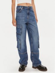 Hugo Jeansy Leni 50513698 Niebieski Loose Fit. Niebieskie jeansy Hugo, bez wzorów, z bawełny. Za 419.99 zł.