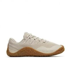 Buty do biegania damskie Merrell Trail Glove 7. Brązowe buty do biegania Merrell, bez wzorów, z materiału, bez zapięcia, do biegania. Za 711.00 zł.