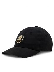 Tommy Hilfiger Czapka z daszkiem Spring Chic Cap AW0AW15775 Czarny. Czarne czapki z daszkiem Tommy Hilfiger, bez wzorów, z materiału. Za 109.99 zł.