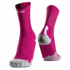 Skarpety unisex X-Socks Bike Perform Crew Power Purple V114. Czerwone skarpetki X-Socks, bez wzorów. Za 120.00 zł.