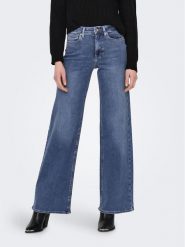ONLY Jeansy Madison 15282980 Niebieski Wide Leg. Niebieskie jeansy ONLY, s, bez wzorów, z bawełny. Za 209.99 zł.