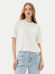 Vero Moda Sweter Silje 10320460 Biały Oversize. Białe swetry Vero Moda, xl, bez wzorów, z wiskozy, bez ramiączek. Za 99.99 zł.