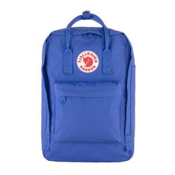 Plecak na laptopa Fjallraven Kanken Laptop 17 - cobalt blue. Niebieskie plecaki Fjällräven, bez wzorów, bez dodatków. Za 489.99 zł.