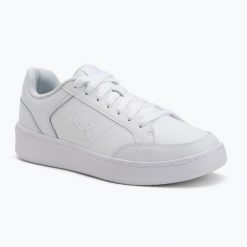 Buty treningowe damskie Under Armour Official white/white/white. Białe buty treningowe Under Armour, bez wzorów, bez zapięcia, na fitness i siłownię. Za 169.99 zł.