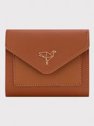 BAGmori Portfel w kolorze jasnobrązowym - 12 x 10 x 3 cm rozmiar: onesize. Brązowe portfele BAGmori, bez wzorów, z materiału. Za 39.99 zł.