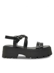 ONLY Shoes Sandały Onlmercery-1 15319625 Czarny. Czarne sandały ONLY SHOES, bez wzorów, ze skóry, bez obcasa, na płaskiej podeszwie, bez zapięcia. Za 199.99 zł.