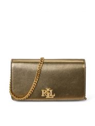 LAUREN RALPH LAUREN Torebka 432P02411001 Złoty. Żółte kopertówki Lauren Ralph Lauren, bez wzorów, ze skóry, wizytowe, bez dodatków. Za 969.99 zł.
