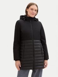 Tom Tailor Parka 1041491 Czarny Regular Fit. Czarne płaszcze Tom Tailor, xl, bez wzorów, z syntetyku, bez kaptura. Za 429.99 zł.