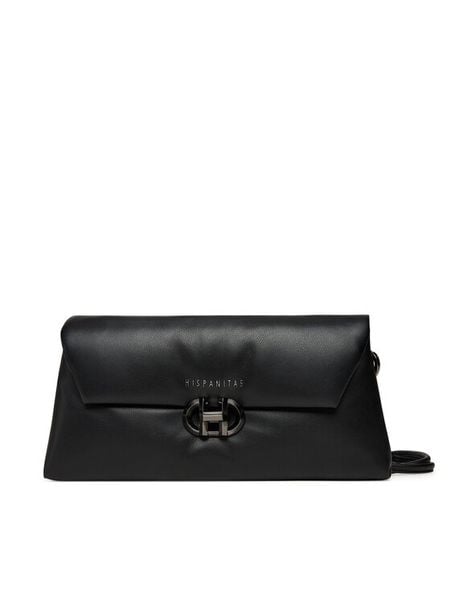 Hispanitas Torebka BI254157 Czarny. Czarne listonoszki Hispanitas, bez wzorów, ze skóry, bez dodatków. Za 439.99 zł.